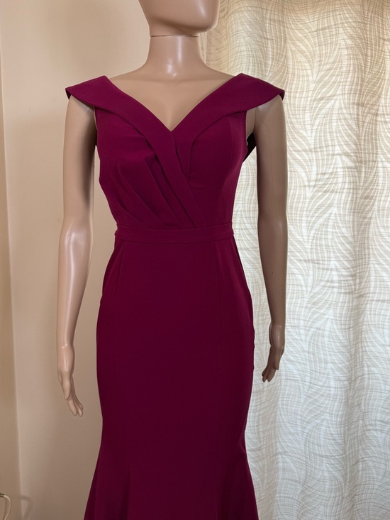 Othr Plum Off-Shoulder Mermaid Maxi Dress - Picture 3 of 4